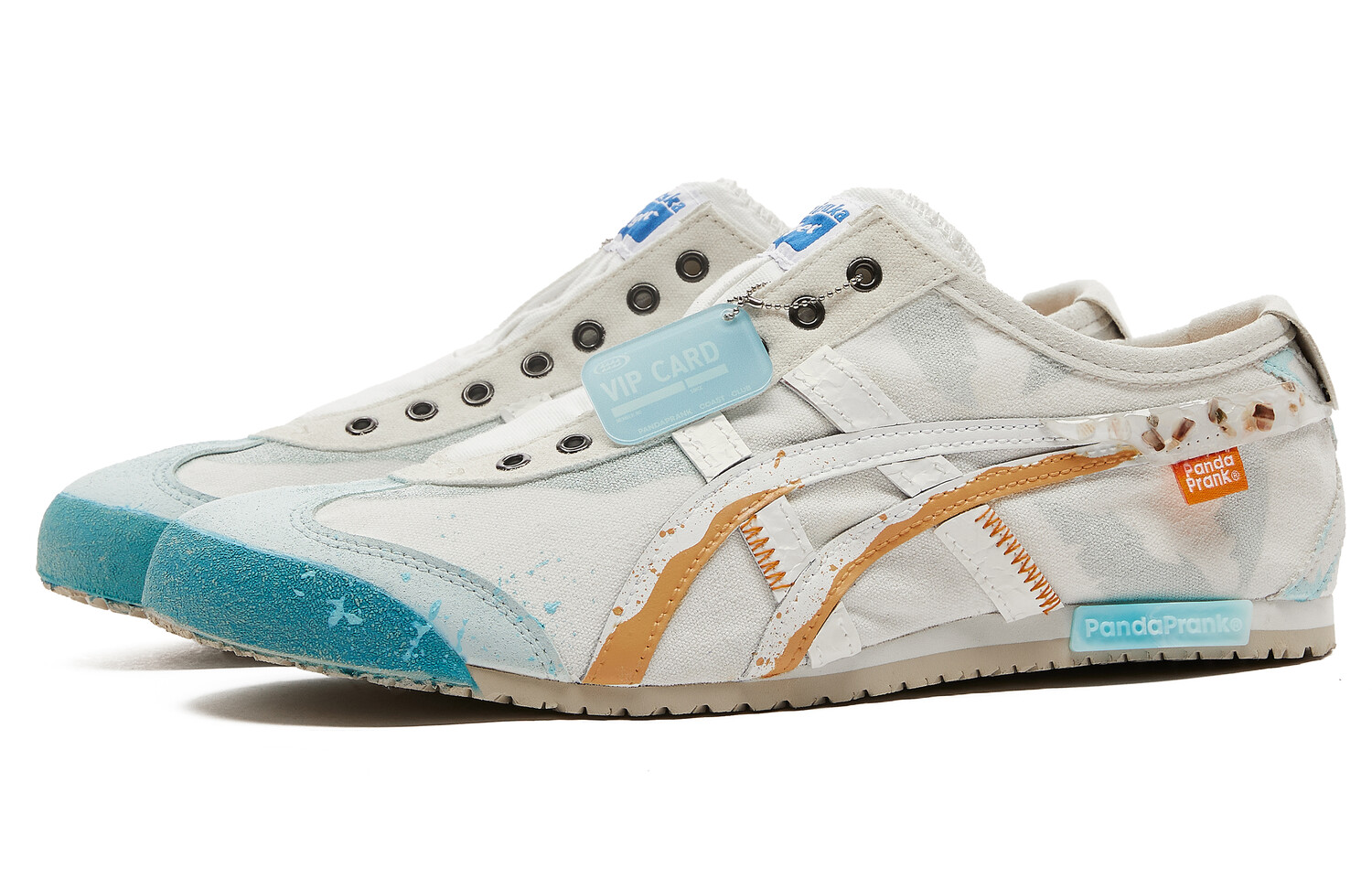 

Кроссовки Onitsuka Tiger MEXICO 66 Lifestyle Shoes Unisex Low-top White/Blue/Orange, белый