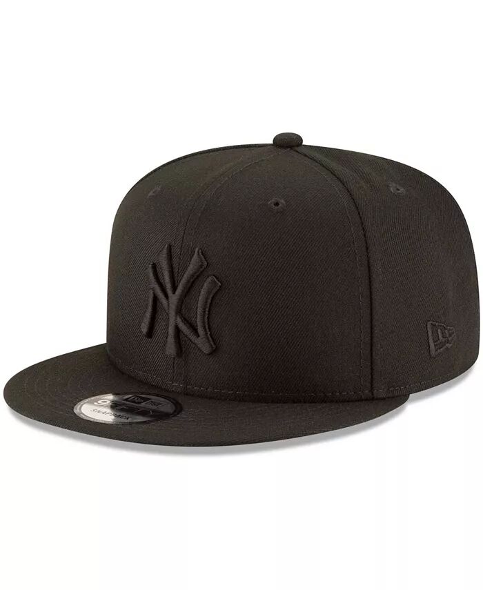 

Мужская черная бейсболка New York Yankees Black on Black 9FIFTY Team Snapback Adjustable New Era