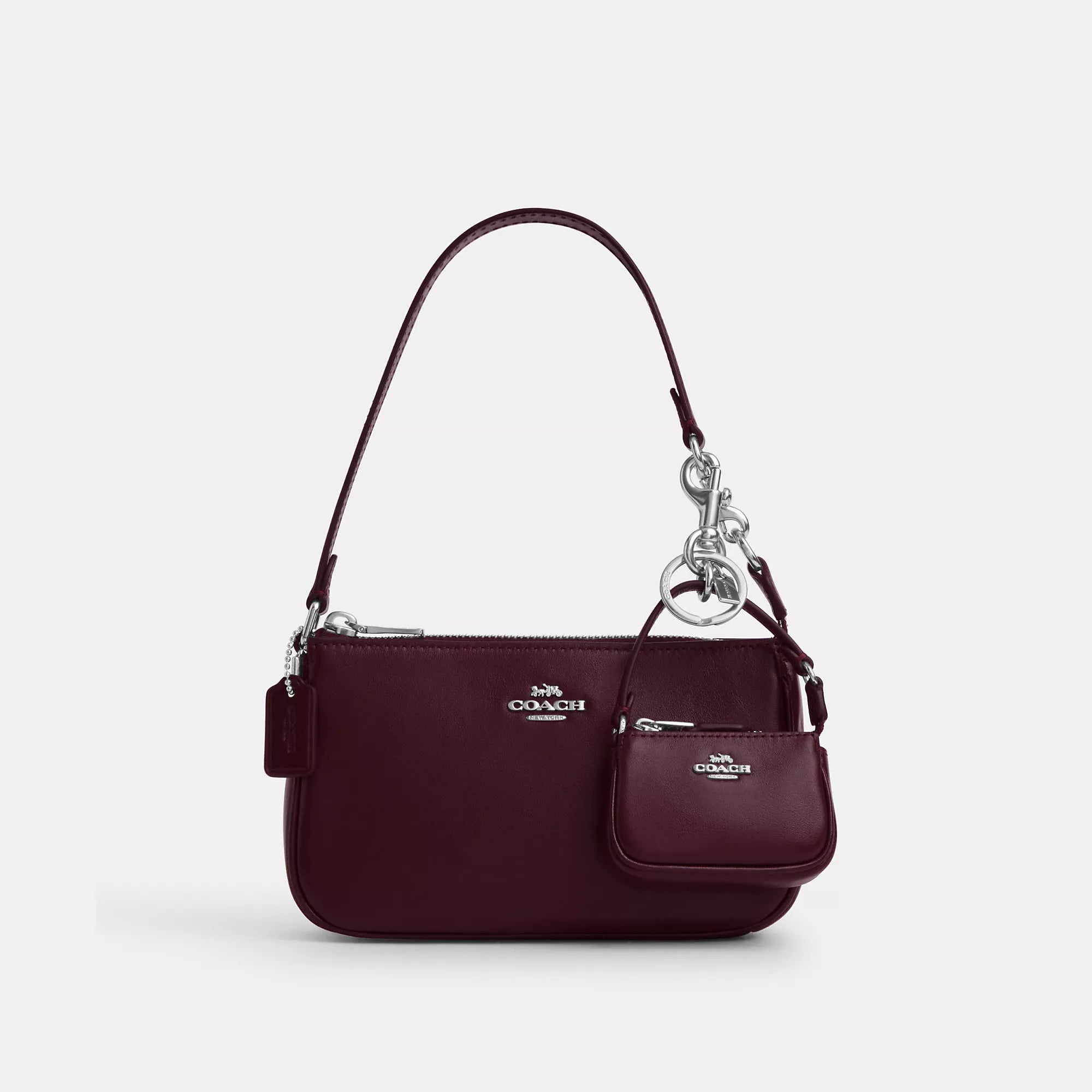 

Чехол для карт Nolita 19 и сумка Nolita в коробке от Coach Outlet Coach Outlet, серебряный