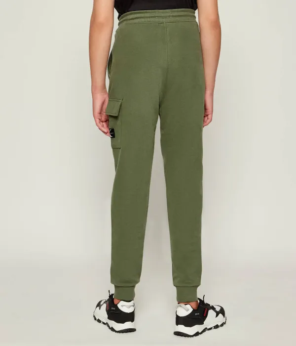 Спортивные штаны Relaxed fit Calvin Klein Jeans, зеленый — фото 3