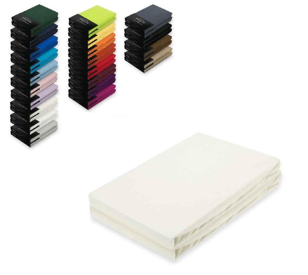 

Двойная упаковка трикотажных простыней 180–200 x 200 см, натуральный белый Südseetraum