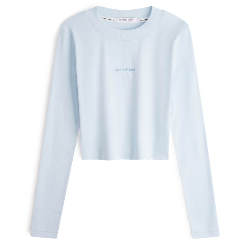 

Футболка CALVIN KLEIN женская небесно-голубая, CYR-небесно-голубая
