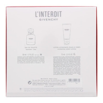 Женская туалетная вода Givenchy L'interdit 2 Piece Gift Set: Eau de Toilette 50ml - Body Lotion 75ml — фото 3