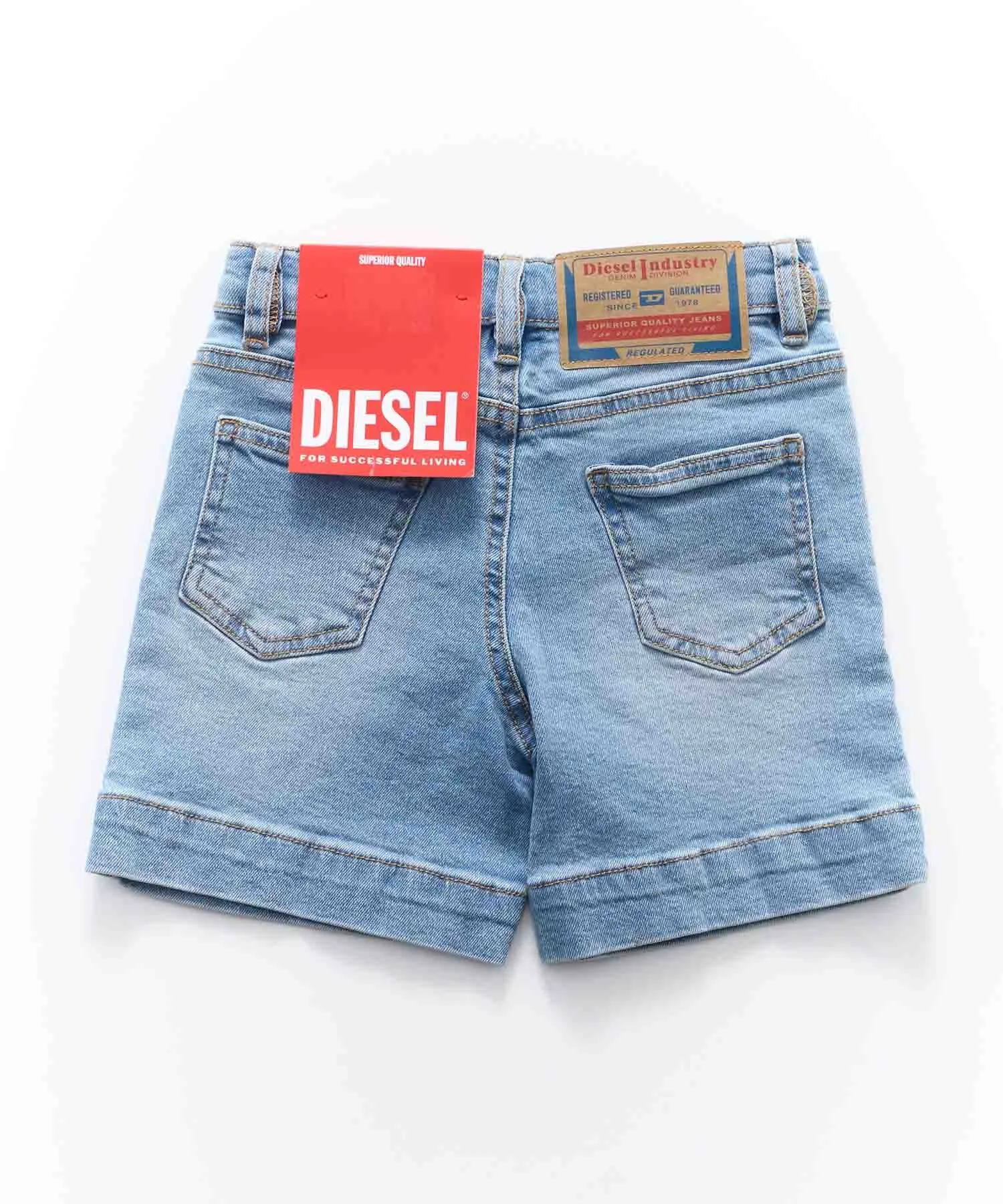 Детские джинсовые шорты DIESEL KIDS — фото 4
