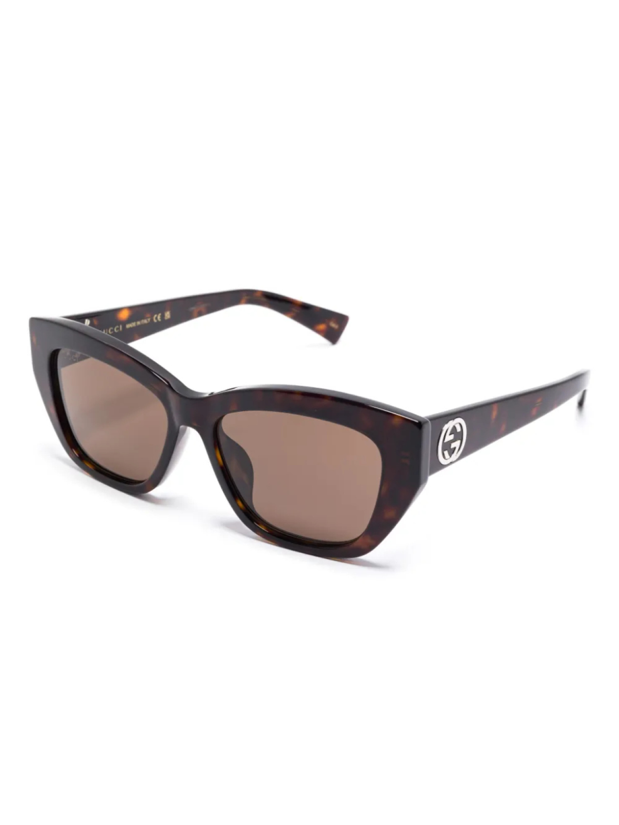 Gucci Eyewear солнцезащитные очки с логотипом GG1844SA, коричневый — фото 2