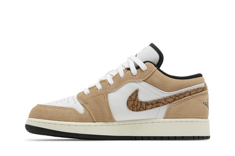 Кроссовки Air Jordan Air Jordan 1 Low SE GS 'Brown Elephant', коричневый — фото 4