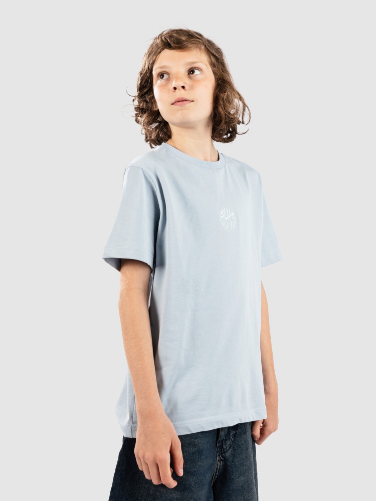 Футболка Blue Tomato Mini Logo Centered Kids T-Shirt, skyway