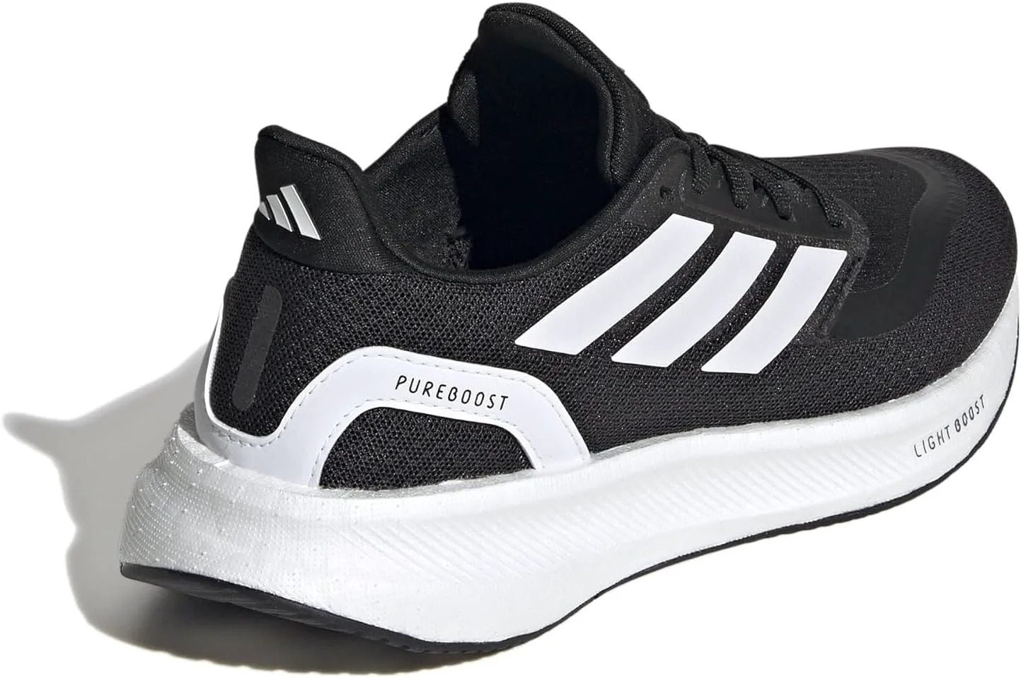 Adidas Детские кроссовки для бега Pureboost Light унисекс, черно-белый — фото 3