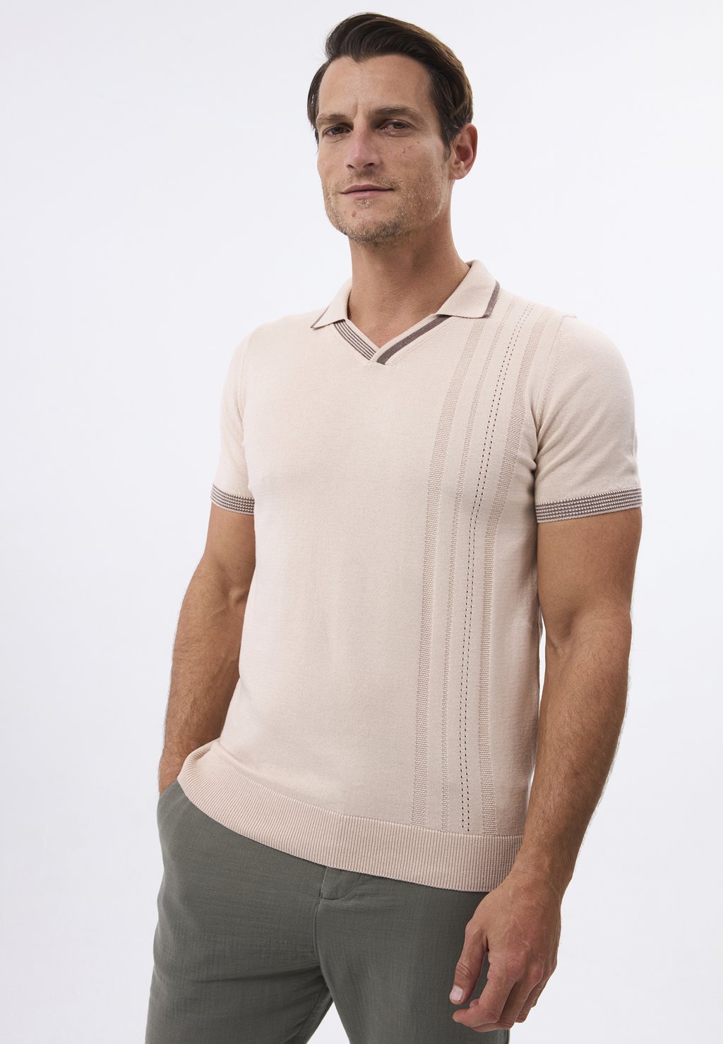 

Рубашка поло SHORT SLEEVE Felix Hardy, бежевый