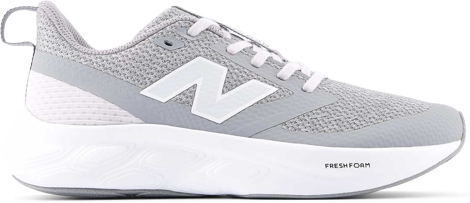 Кроссовки New Balance Kids Fresh Foam 625 V1 на шнуровке, белый/серый/серый — фото 3