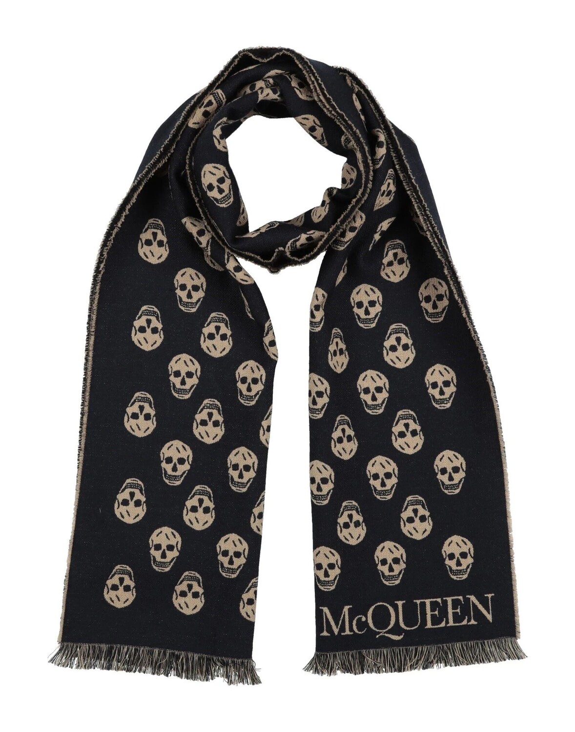 

Шарф Alexander Mcqueen, синий