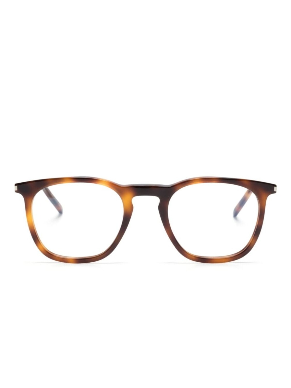 

Saint Laurent Eyewear очки в матовой квадратной оправе, коричневый