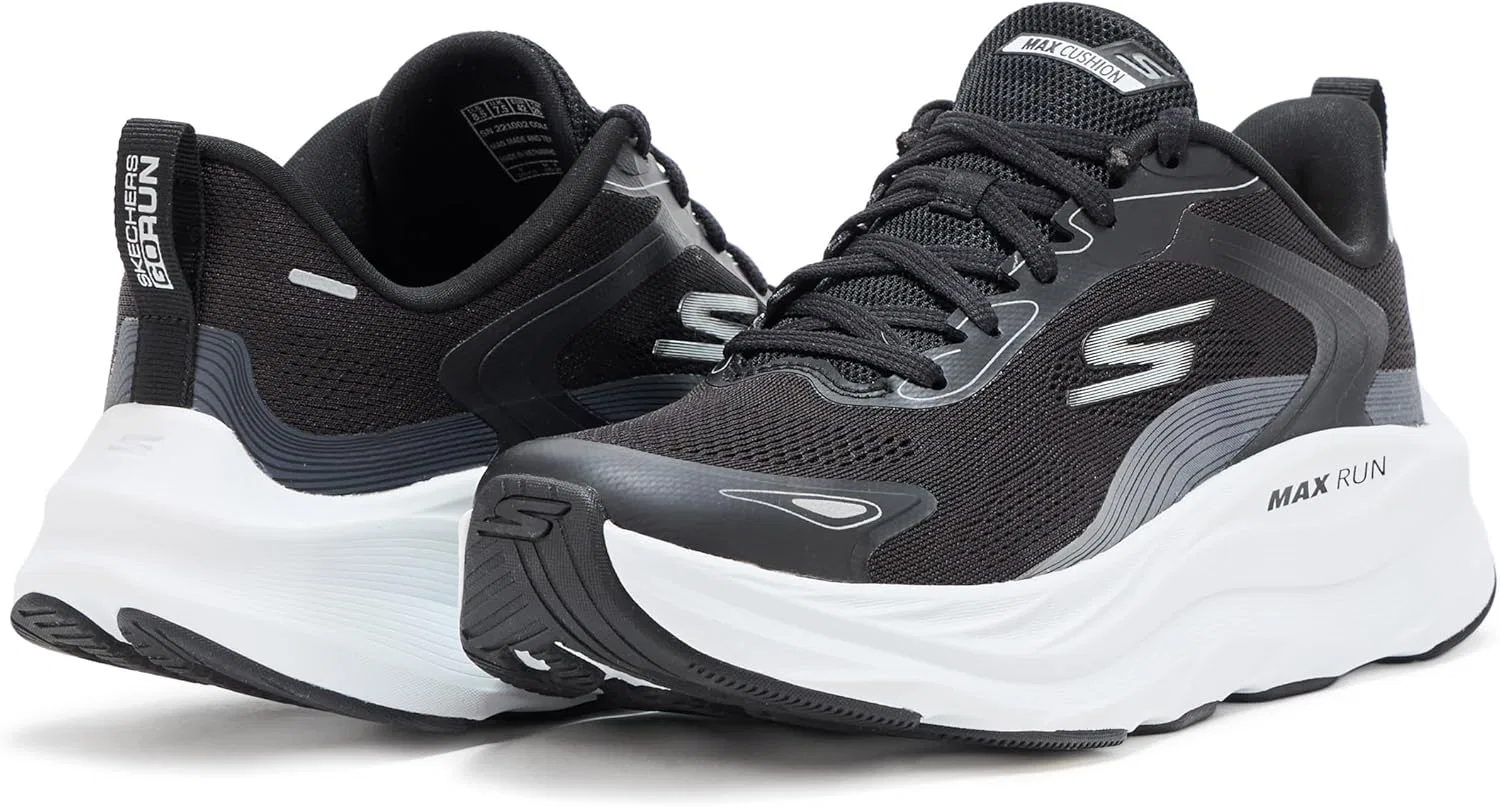 Мужские кроссовки Skechers Max Run Pacewave, белый/черный — фото 3
