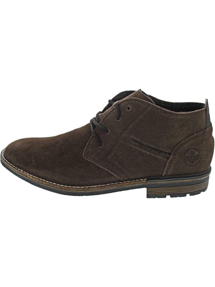 

Rieker Коричневые ботильоны на шнуровке