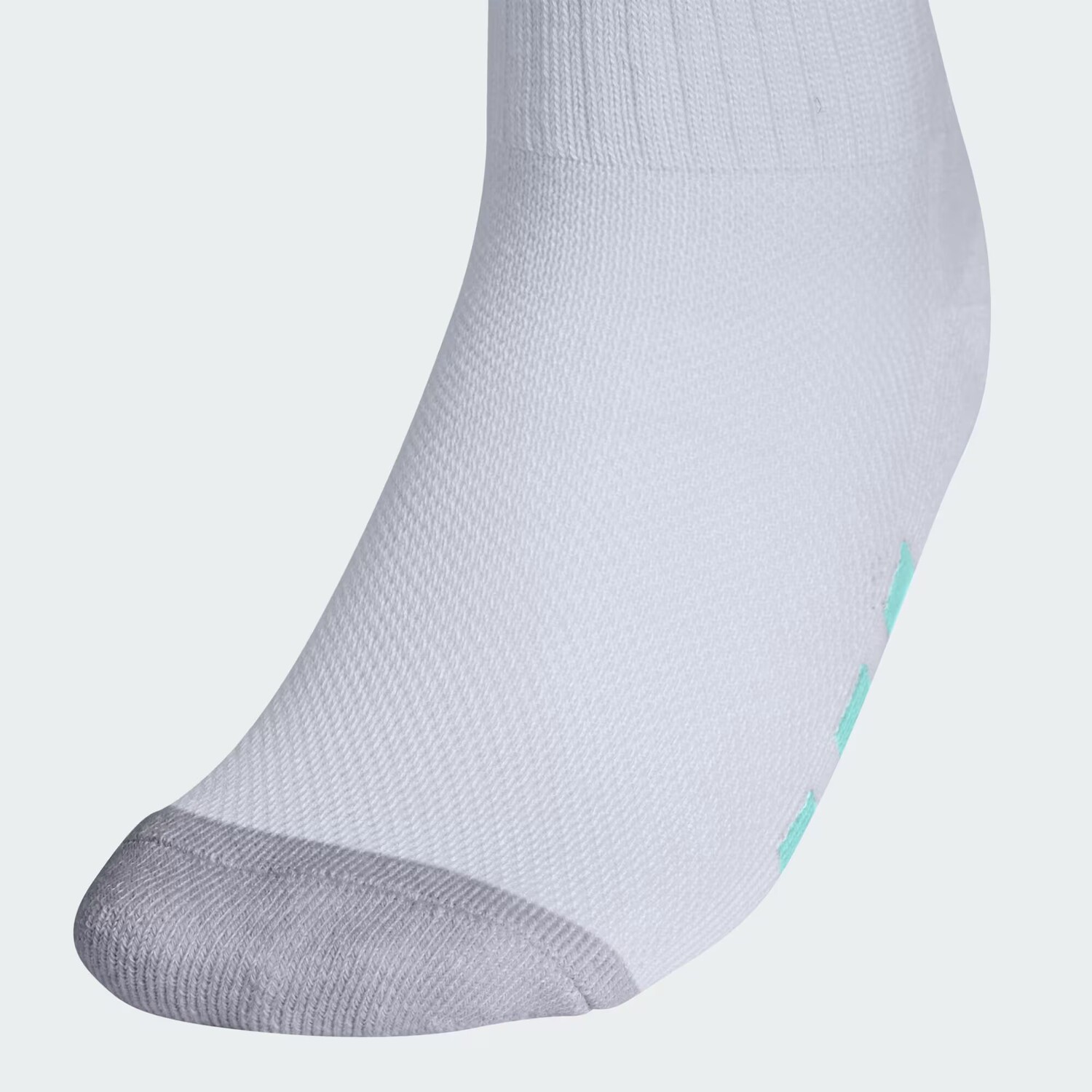 Шесть пар спортивных носков с мягкой подкладкой для детей Adidas, цвет Multicolor/Medium Grey Heather/Semi Flash Green — фото 3