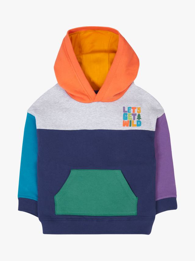 

Детская толстовка Ben Cotton с цветными блоками Frugi, Hotchpotch/Fun