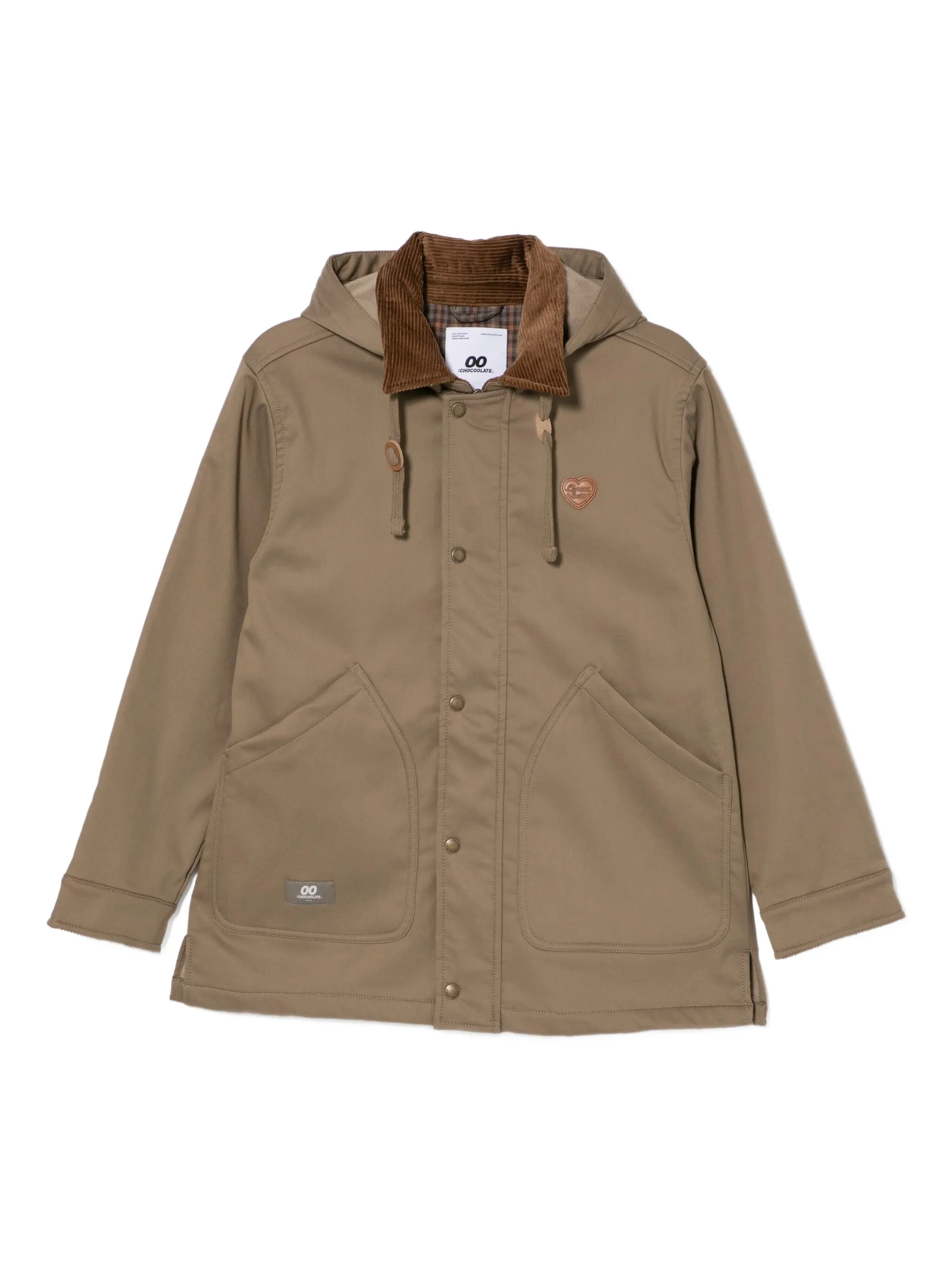 

Куртка с нашивкой Chocoolate, коричневый