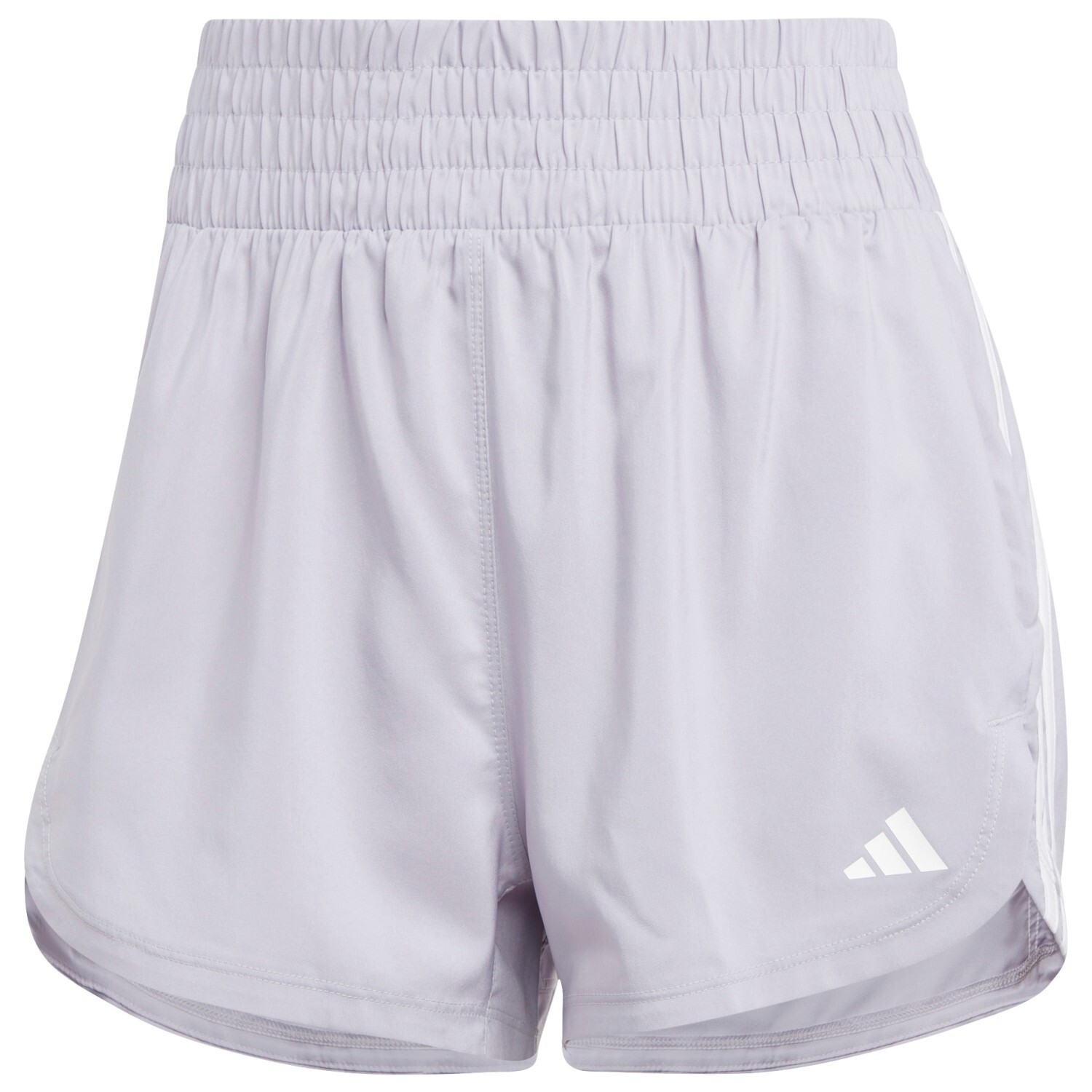 

Шорты Adidas Pacer Woven High Rise Short, цвет Glory Grey/White