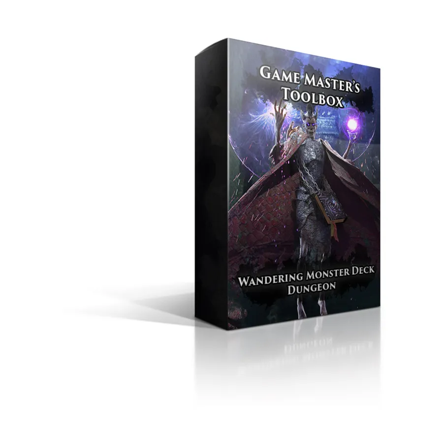 

Бокс-сет Wandering Monsters Deck - Dungeon, Game Master's Toolbox (5e)
