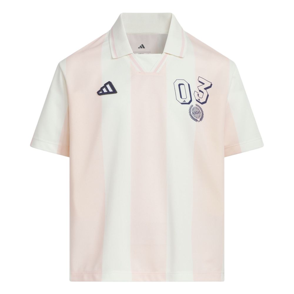 

Adidas Футболка SS25 Jade White/Ice Crystal Pink Kids', Белый, Adidas Футболка SS25 Jade White/Ice Crystal Pink Kids'