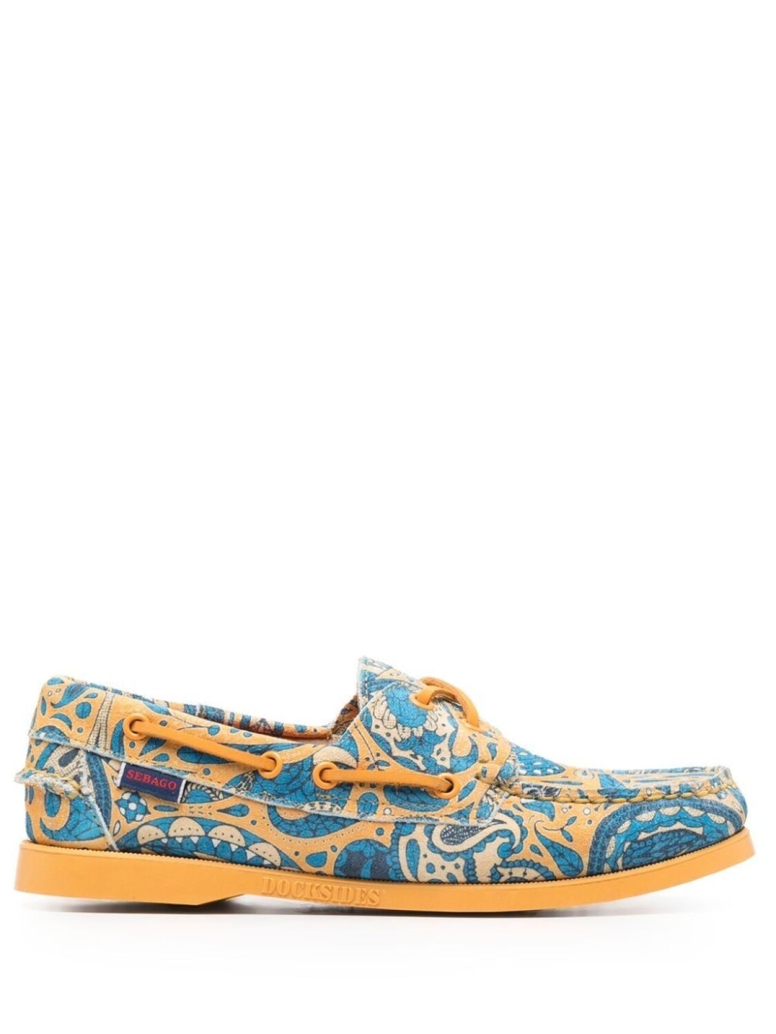 

Топсайдеры с узором пейсли Sebago, желтый