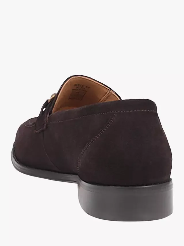 Замшевые лоферы Reece Jones Bootmaker, Brown — фото 3