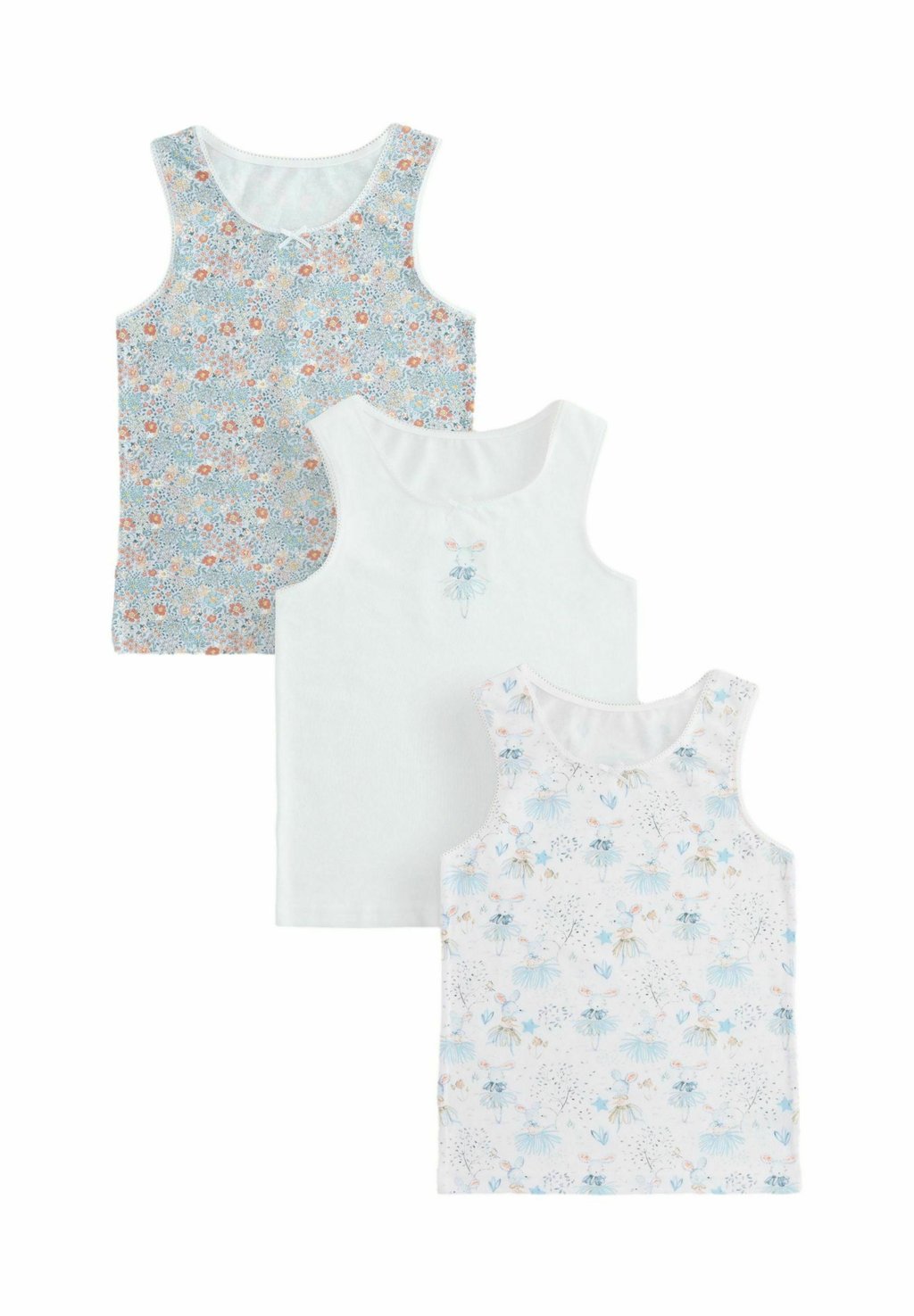 

Топ REGULAR FIT - PRINTED 3 PACK Next, белый