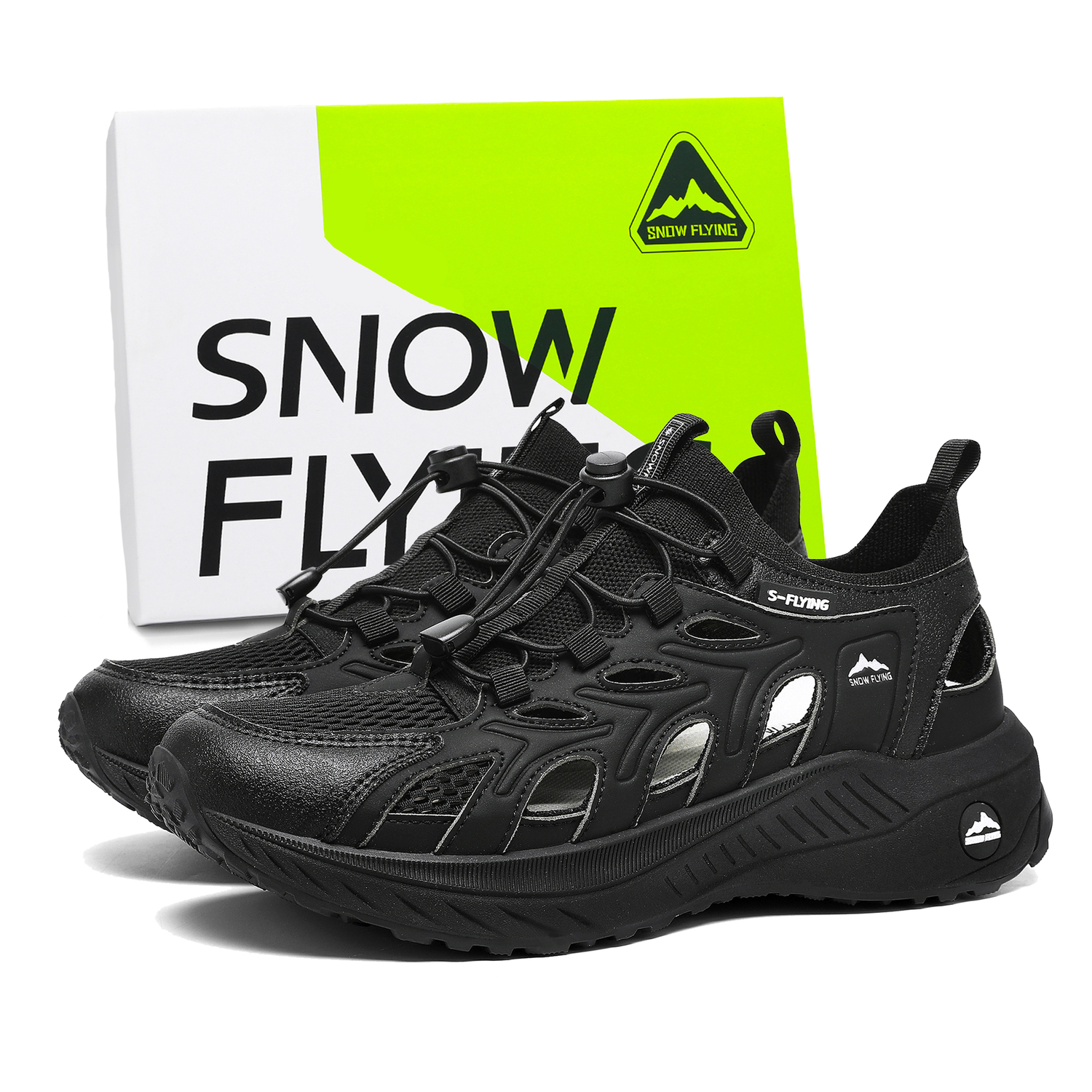 

SNOW FLYING Wilderness Series River Trekking Shoes Unisex - Mysterious Black, цвет Mysterious Black