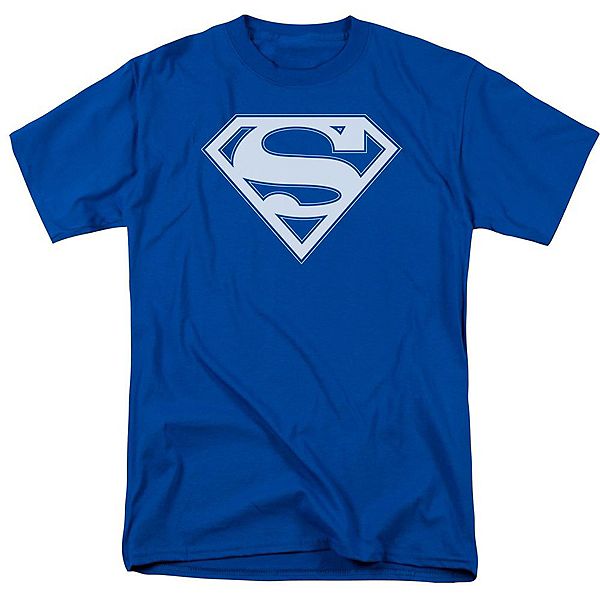 

Футболка с коротким рукавом Superman blue & white shield Licensed Character