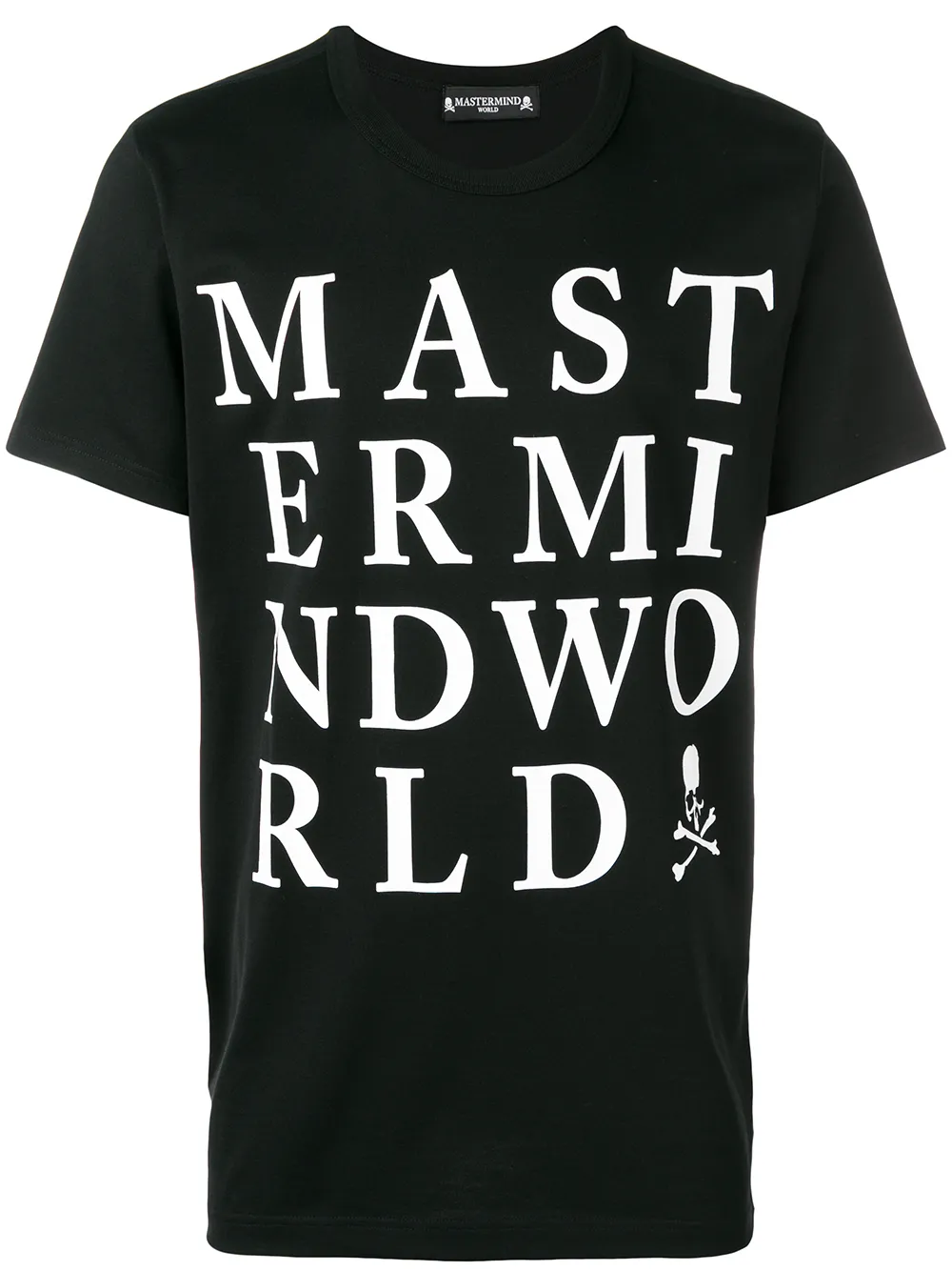 

Футболка с заплаткой с логотипом Mastermind World, черный