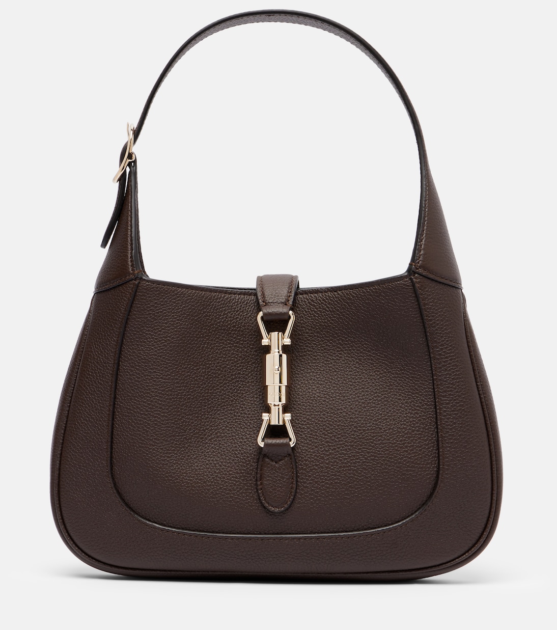

Джекки 1961 средняя кожаная сумка через плечо Gucci, Wood Ebony/Vrv