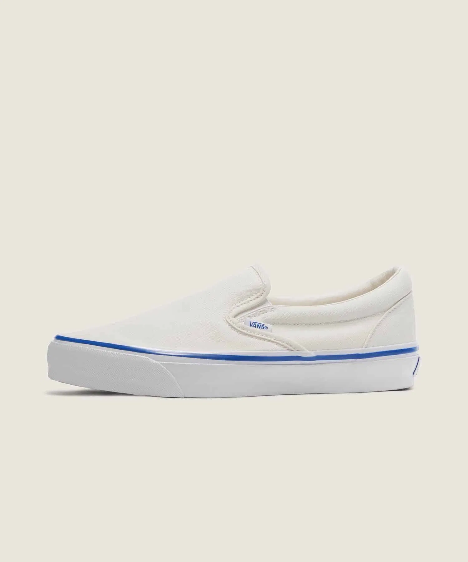Унисекс слипоны VANS PREMIUM из канваса, белые