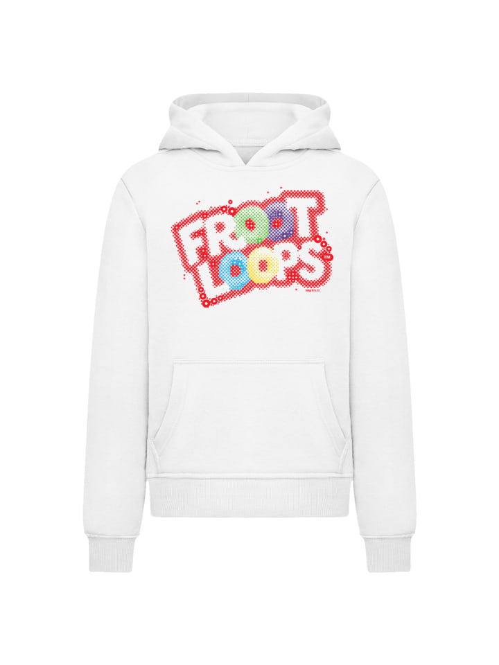 

Толстовка Kellogg's Froot Loops с принтом в стиле поп-арт, белая F4NT4STIC