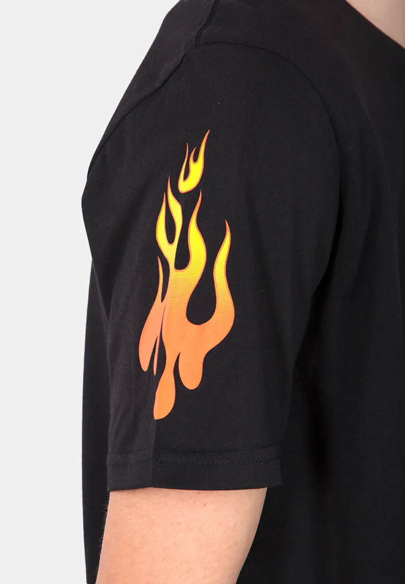 Футболка Alpha Industries " Alpha Industries Kids - Футболки Flame T Kids/Teens", черный — фото 4