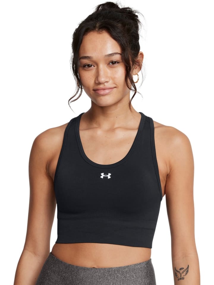 

Спортивный бюстгальтер Vanish Seamless Mid Bra Under Armour, черный