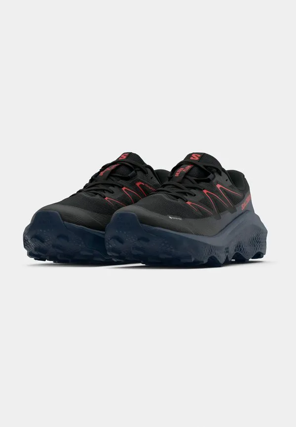 Кроссовки для трейлраннинга ultra flow 2 gtx Salomon, Black/Spellbound/Fiery Red — фото 3