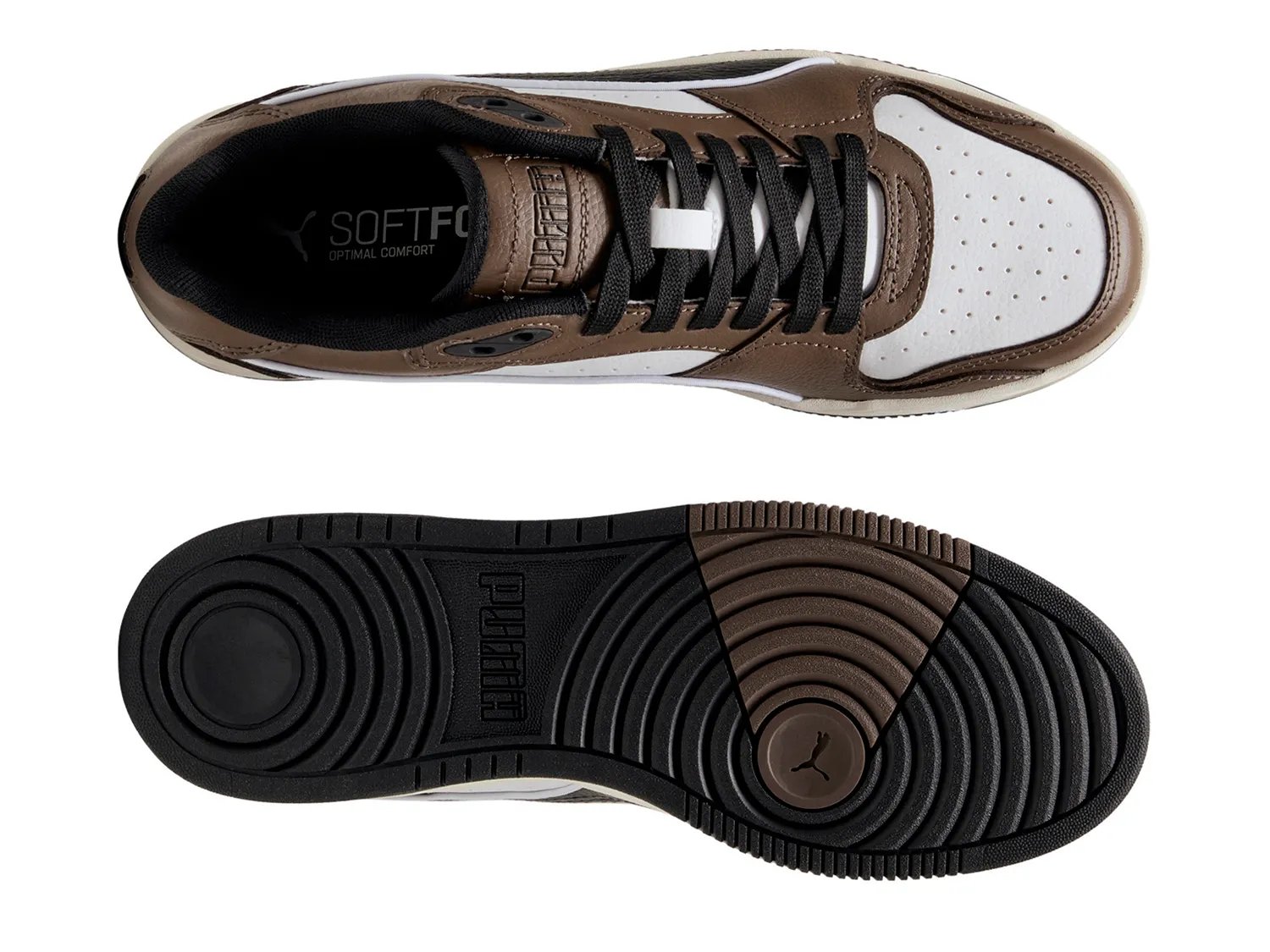 Кроссовки Puma RBD Break Low Sneaker - Men's, коричневый/белый/черный — фото 3