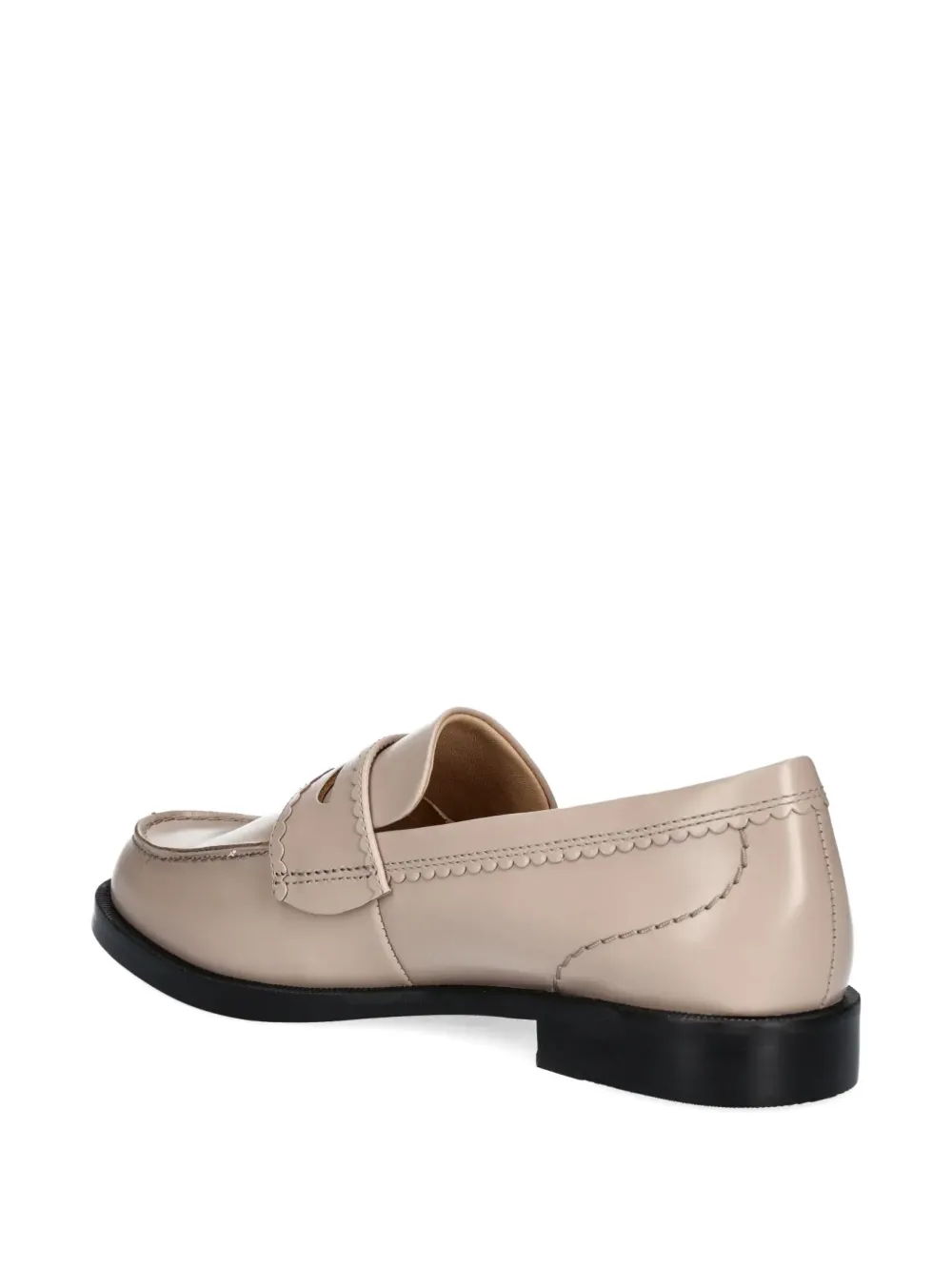 Лоферы с декоративной строчкой Clarks Originals, нейтральный — фото 3