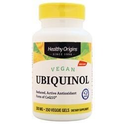 

Healthy Origins Веганский убихинол (100 мг) 150 софтгелей