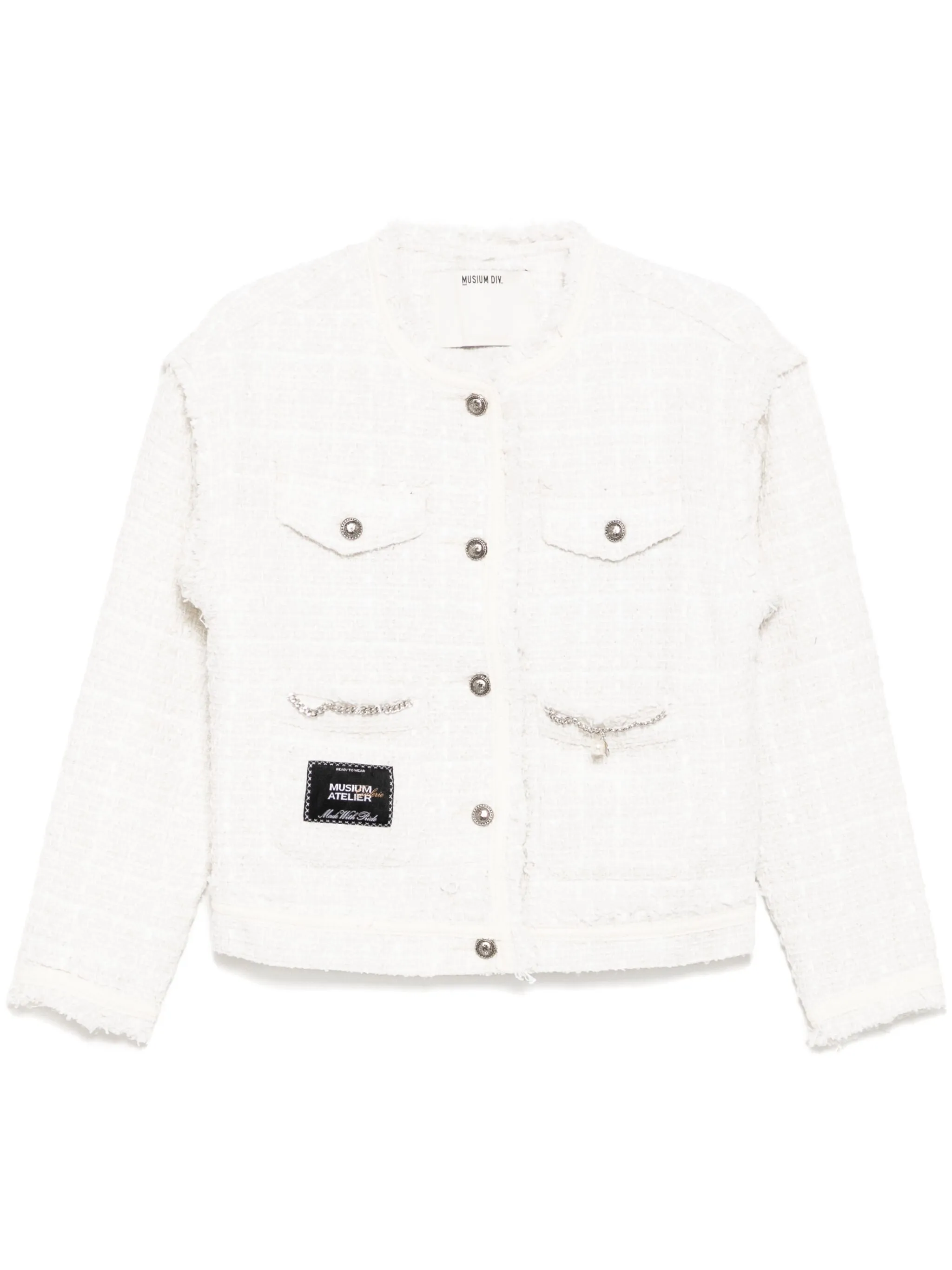 

Твидовая куртка Musium Div., белый