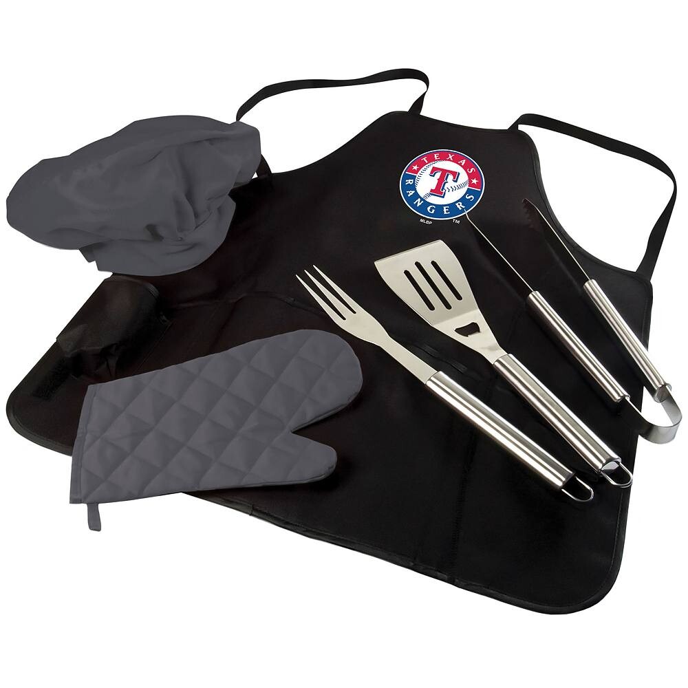 

Фартук для барбекю, посуда и сумка для пикника Texas Rangers Picnic Time, цвет Rgr Black, Черный, Фартук для барбекю, посуда и сумка для пикника Texas Rangers Picnic Time, цвет Rgr Black
