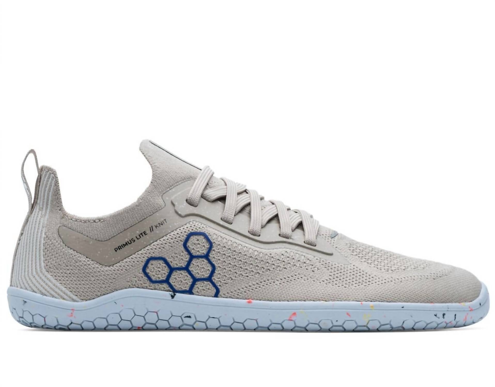 

VIVO Мужские вязаные кроссовки Primus Lite серого цвета (Feather Grey)