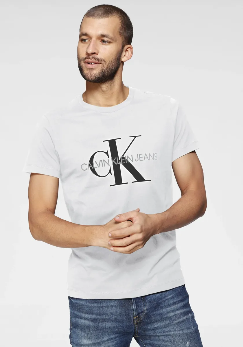 

Футболка Calvin Klein Jeans "ICONIC MONOGRAM SLIM TEE", белый