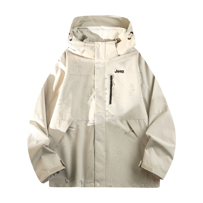 

Куртка мужская Jeep, цвет White Birch Gray/Black Gray