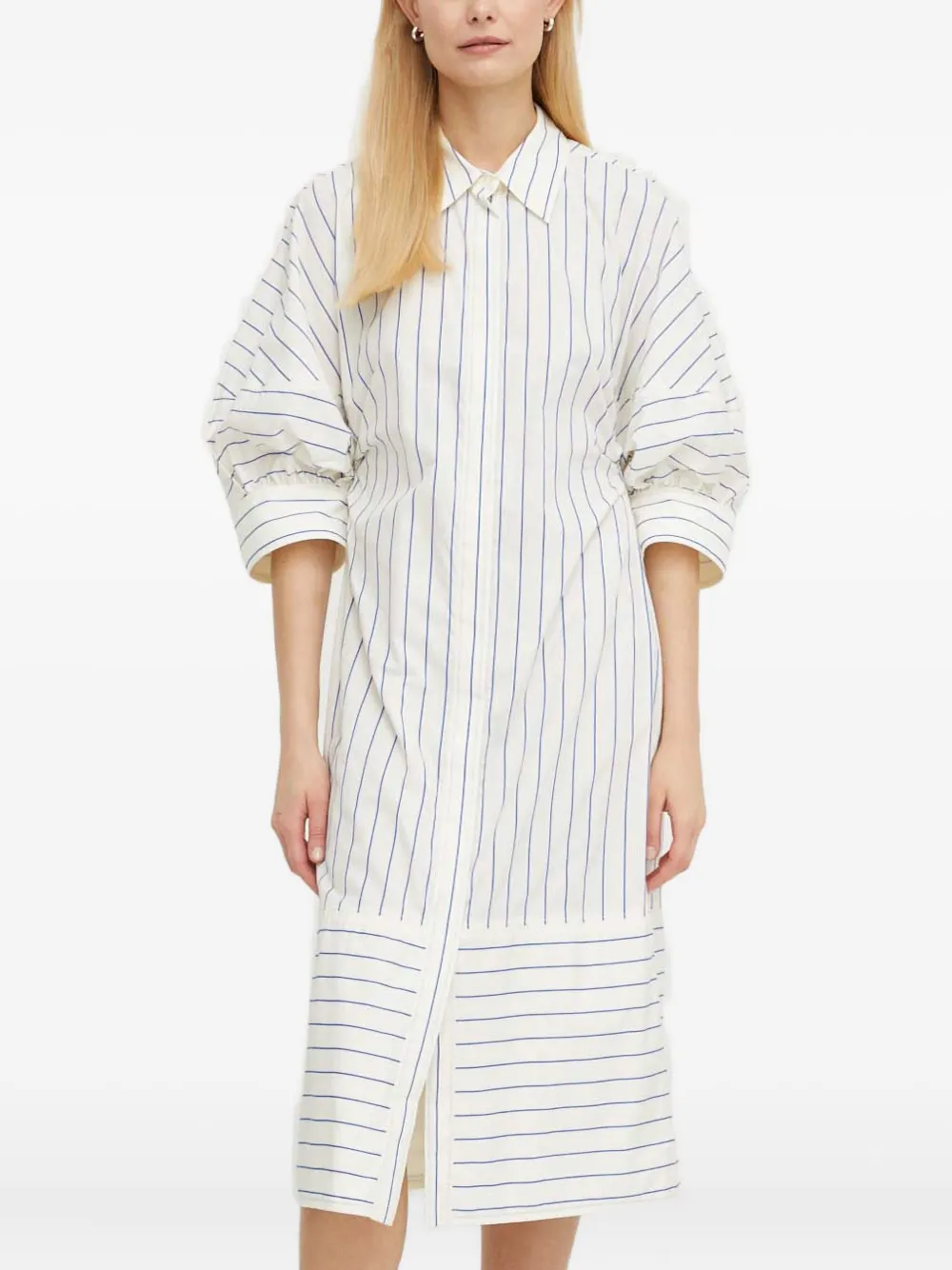 

Платье миди в полоску Day Birger Et Mikkelsen, белый