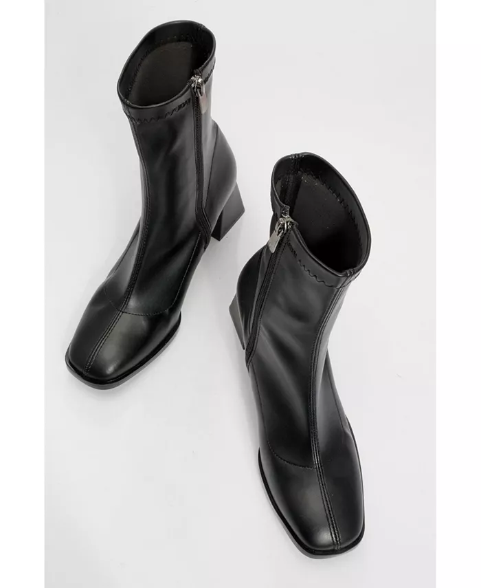 Ботинки Plesa на толстом каблуке (женские) Prologue Shoes, черный — фото 2