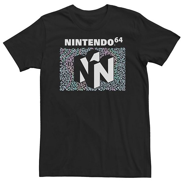 

Футболка Nintendo Classic N64 с принтом радужного гепарда Big & Tall Licensed Character