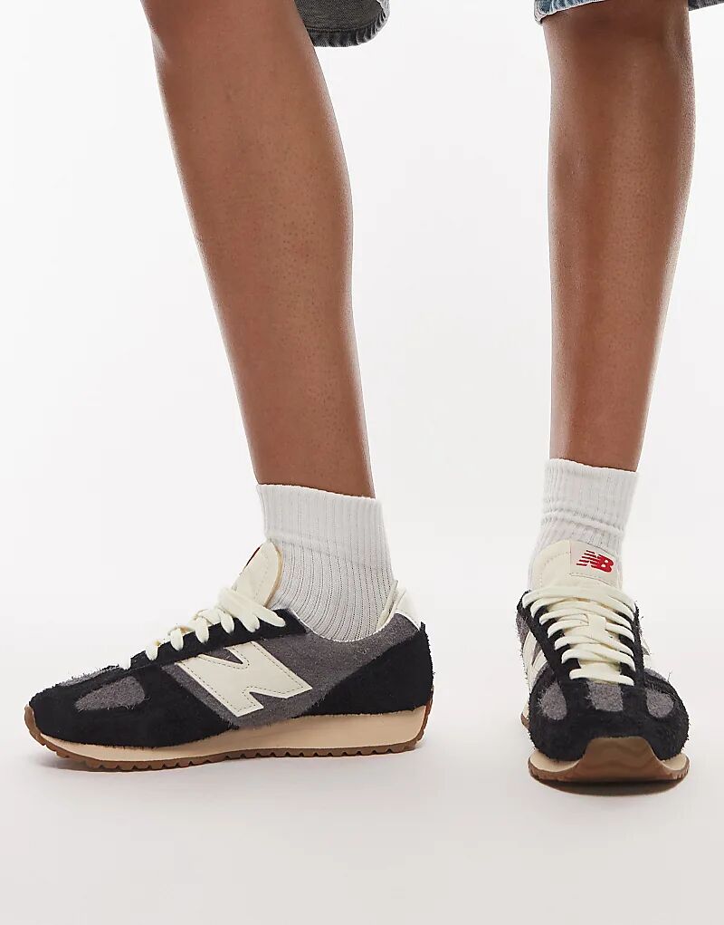 Кроссовки унисекс New Balance 471 черного и бежевого цветов — фото 3