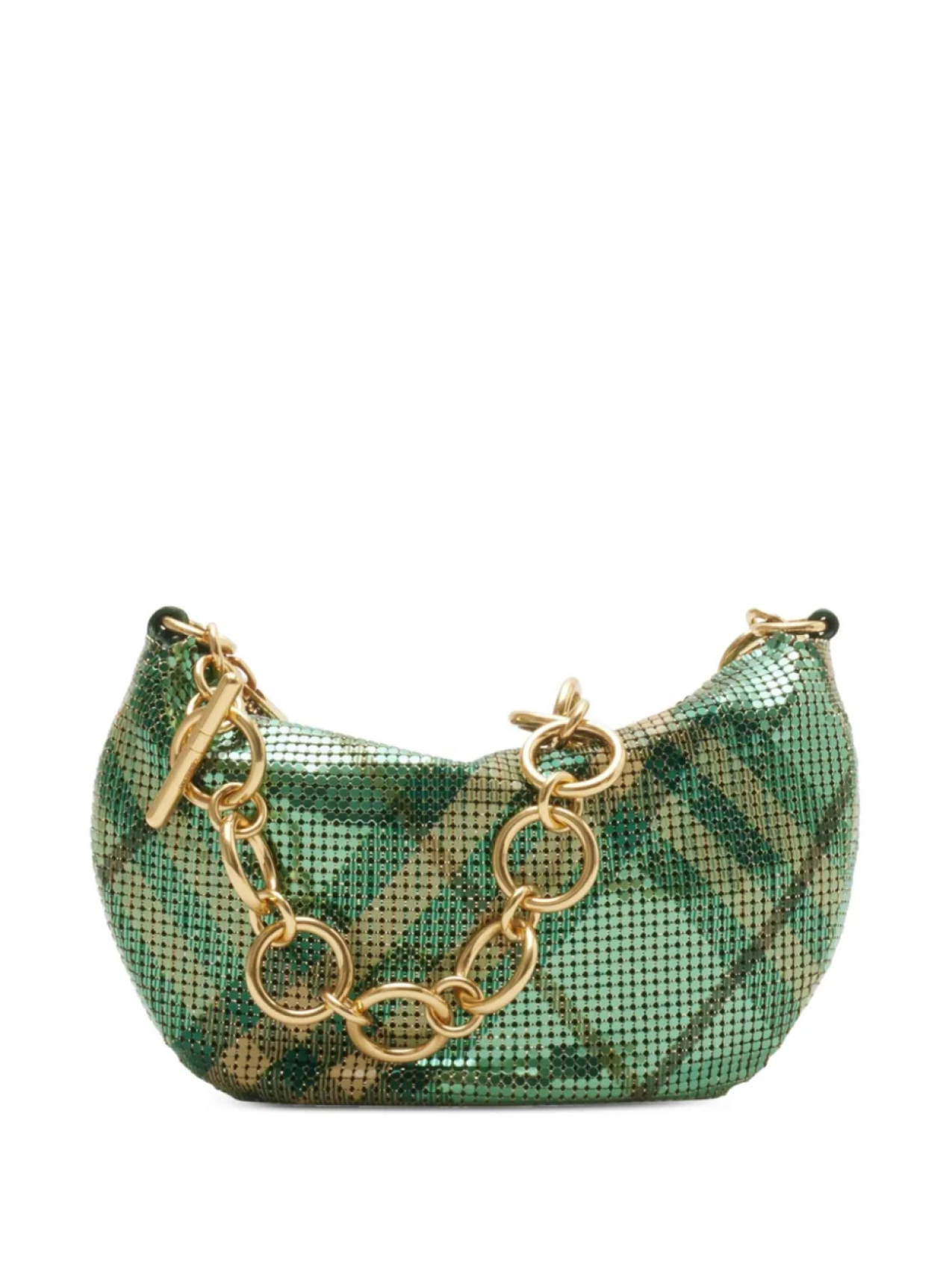

Burberry сумка на плечо Chainmail, зеленый