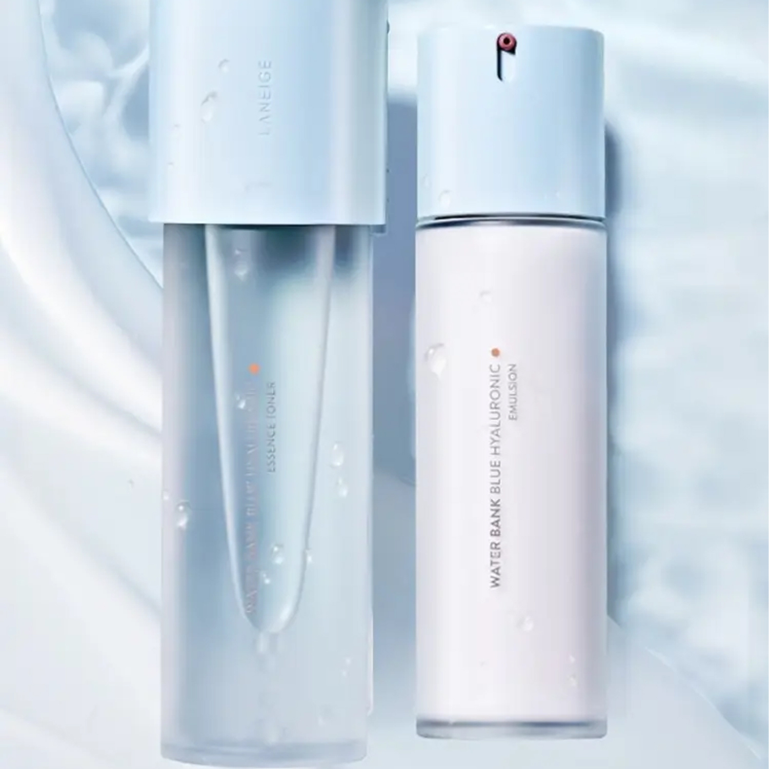 LANEIGE Комплект уходовых средств LANZHI Little Blue Shield для воды и молочка успокаивающий увлажняющий 160мл*2+120мл*2 — фото 3